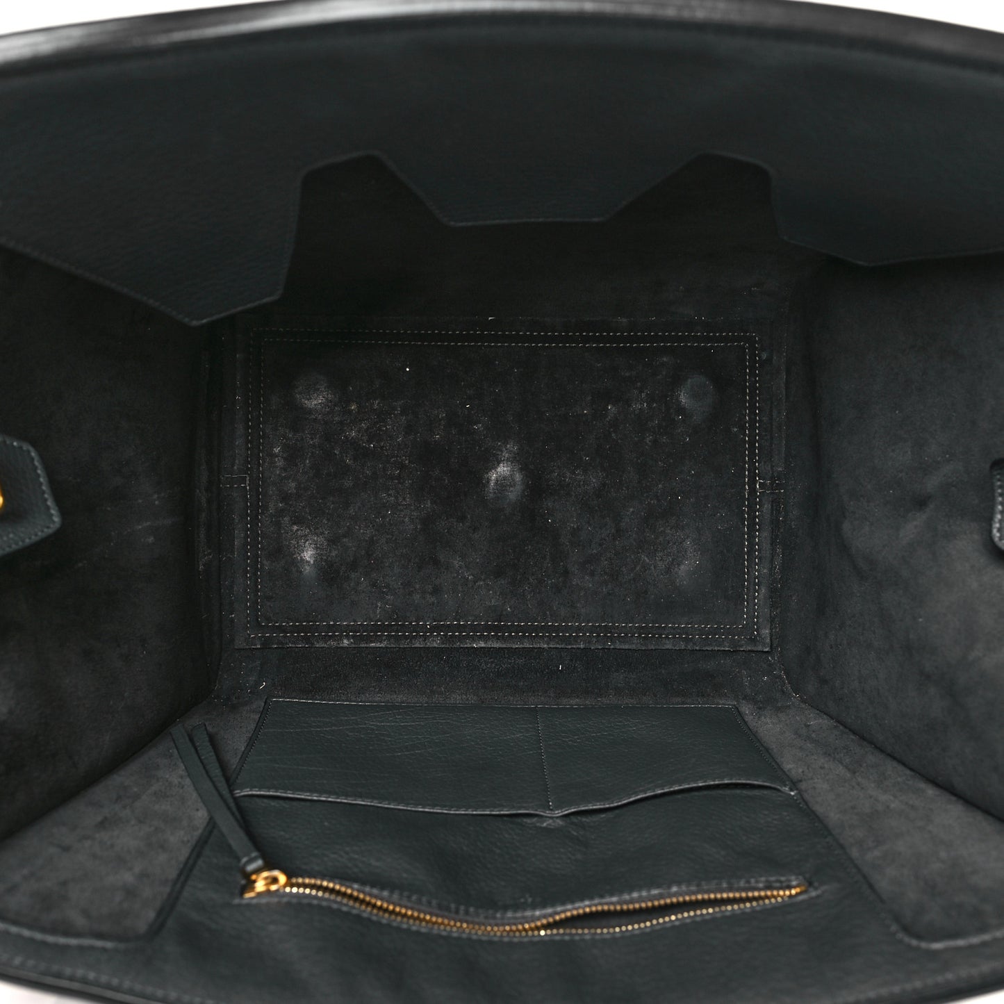 Grained Calfskin Small Tie Knot Tote Anthracite