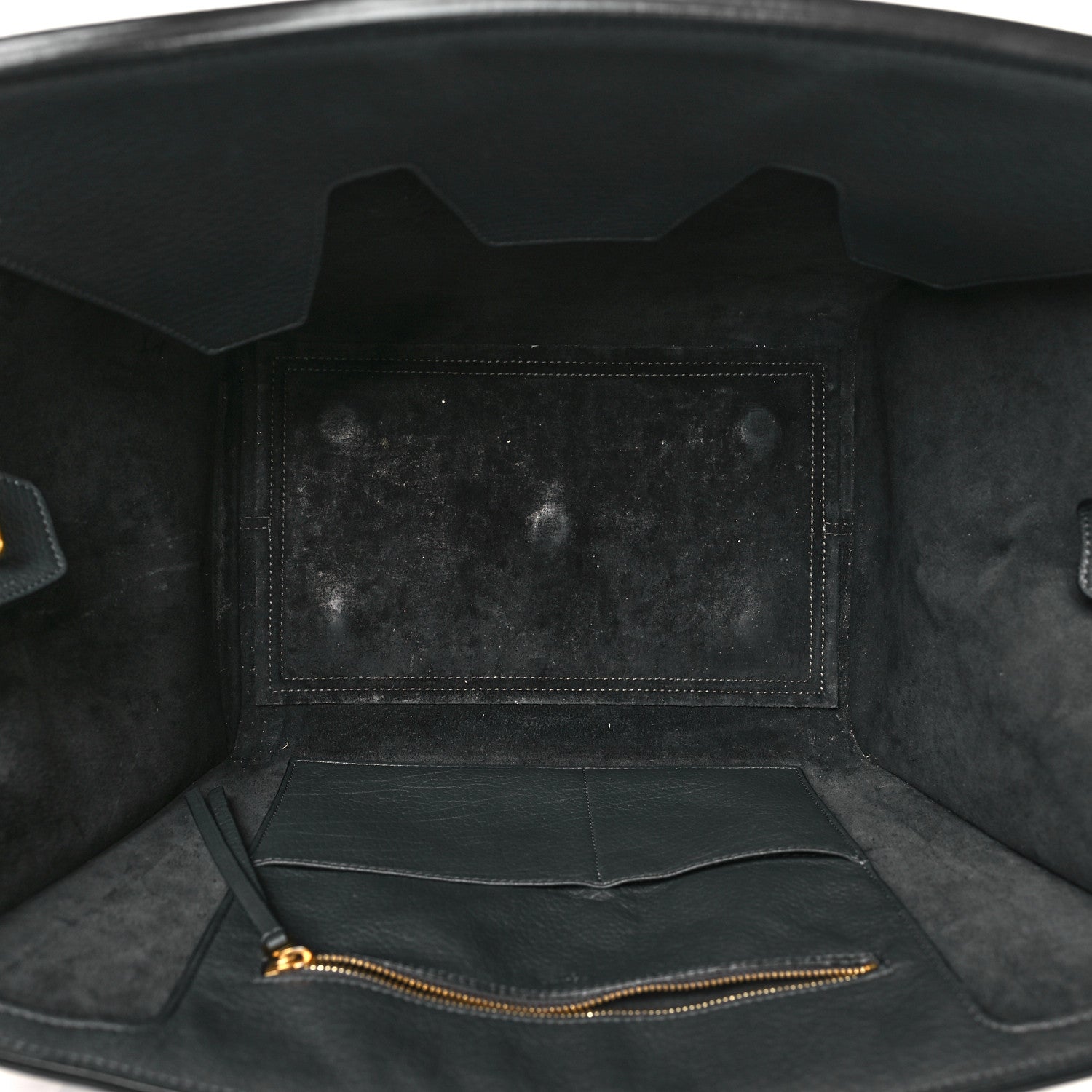 Celine Grained Calfskin Small Tie Knot Tote Anthracite 6 of 15