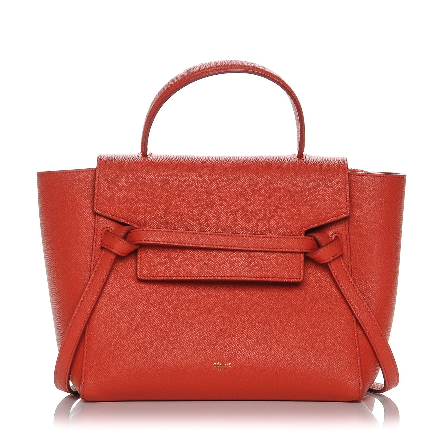 Celine Baby Grained Calfskin Micro Belt Bag Poppy 1 of 7