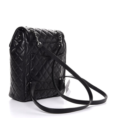 Chanel Calfskin Quilted Small Urban Spirit Backpack Black 3 of 8