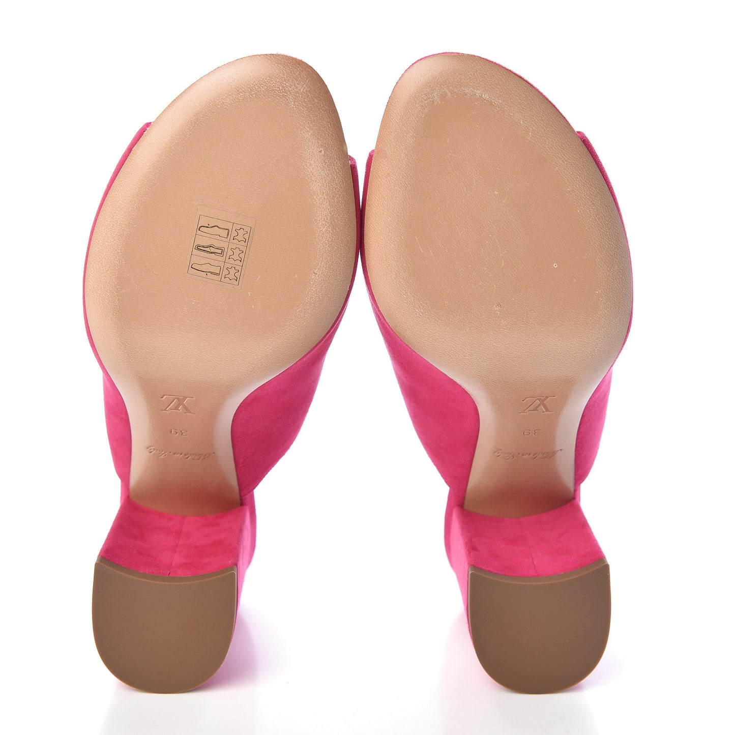 Suede Bahiana Mules 39 Fuchsia
