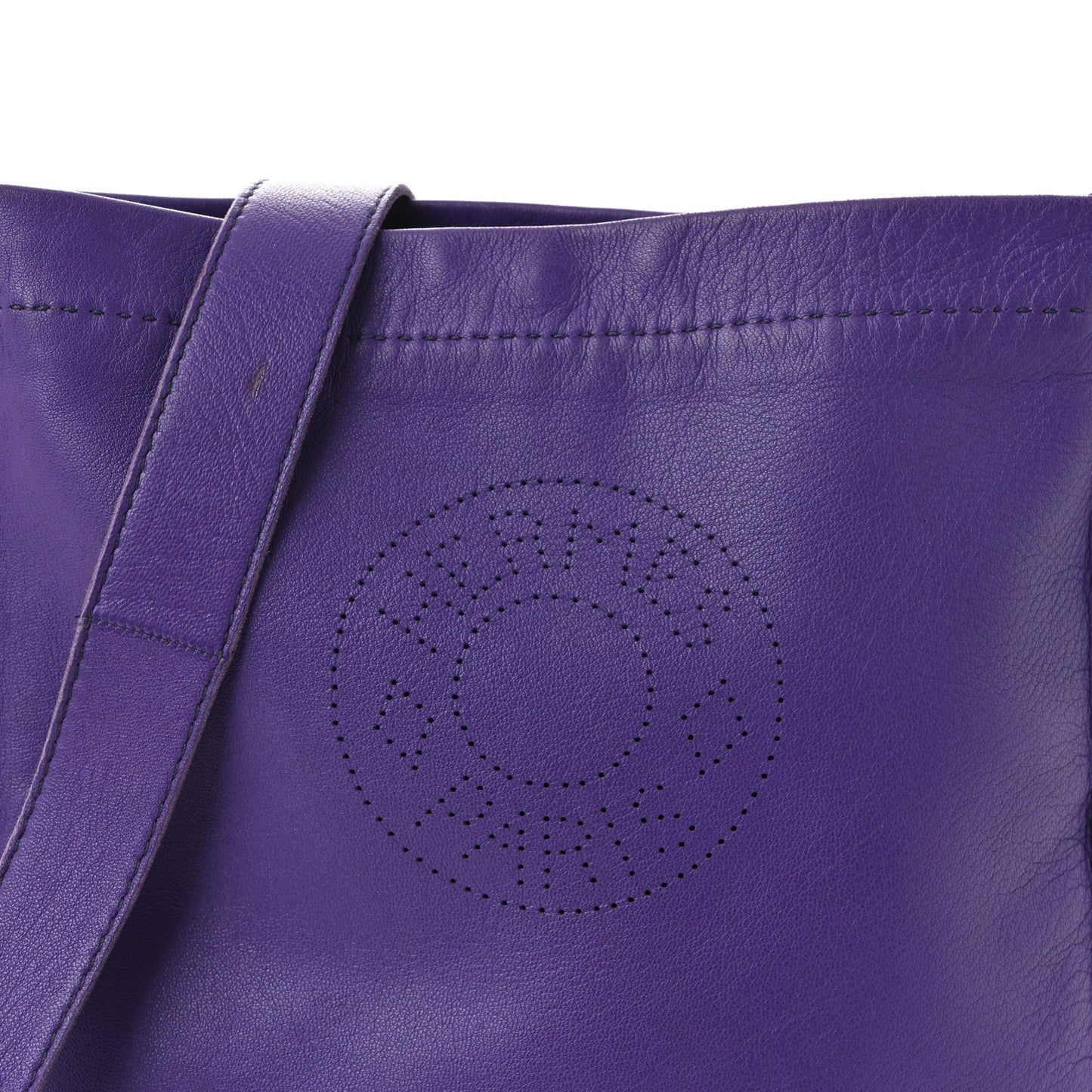 Lambskin Clou De Selle Pouch Crocus