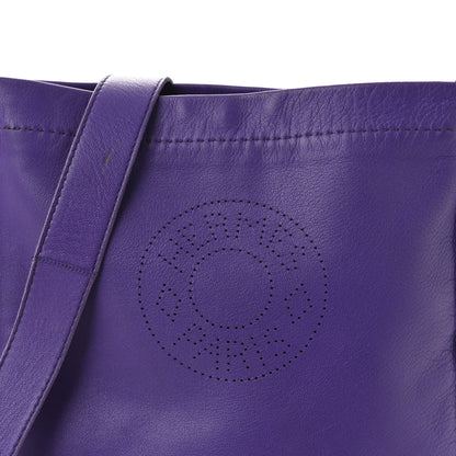 Hermes Lambskin Clou De Selle Pouch Crocus 8 of 12