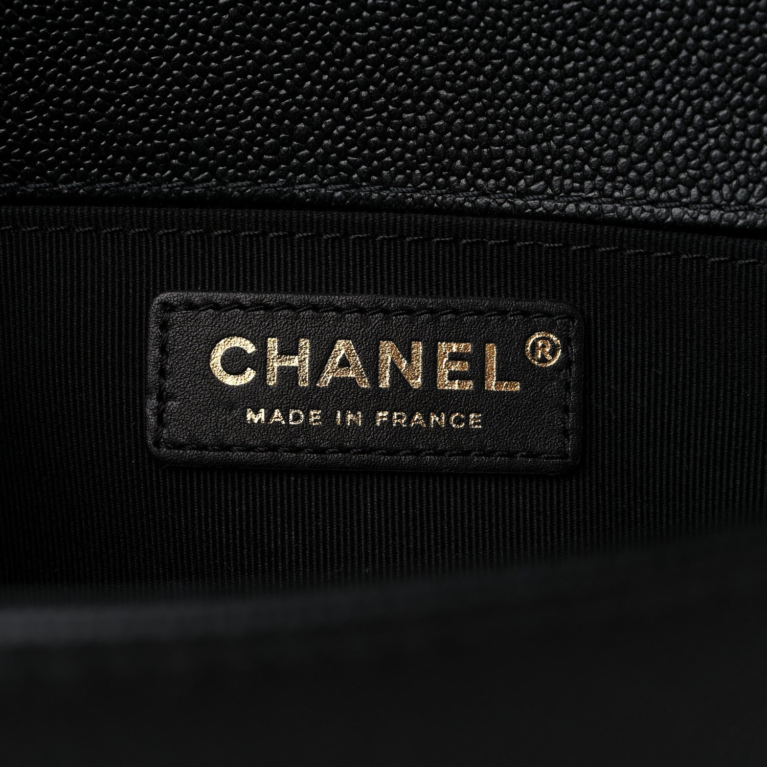 Chanel Caviar Quilted Medium Chain Around Boy Flap Black 6 of 10