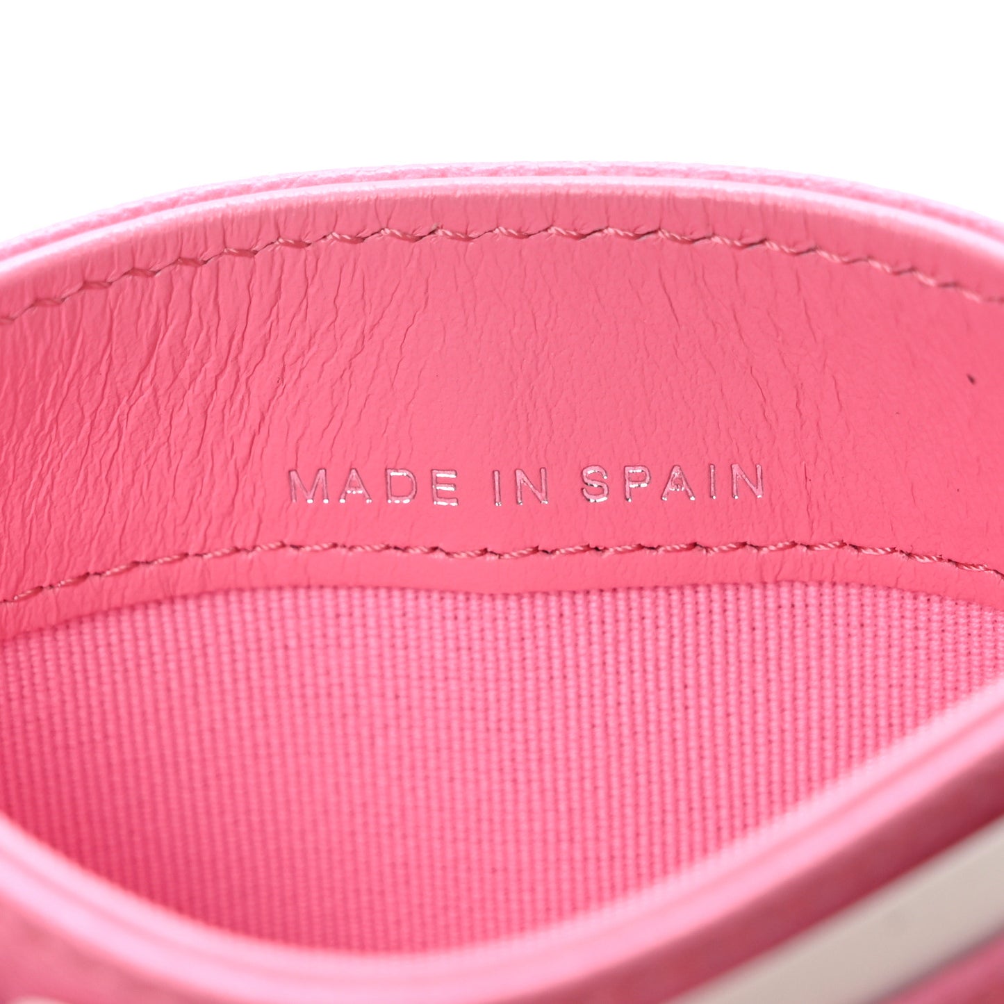 Caviar Quilted Boy Card Holder Pink