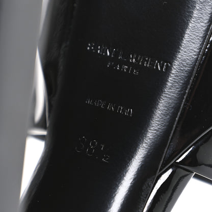 Saint Laurent Patent Jodie 95 Platform Sandals 38.5 Black 8 of 10