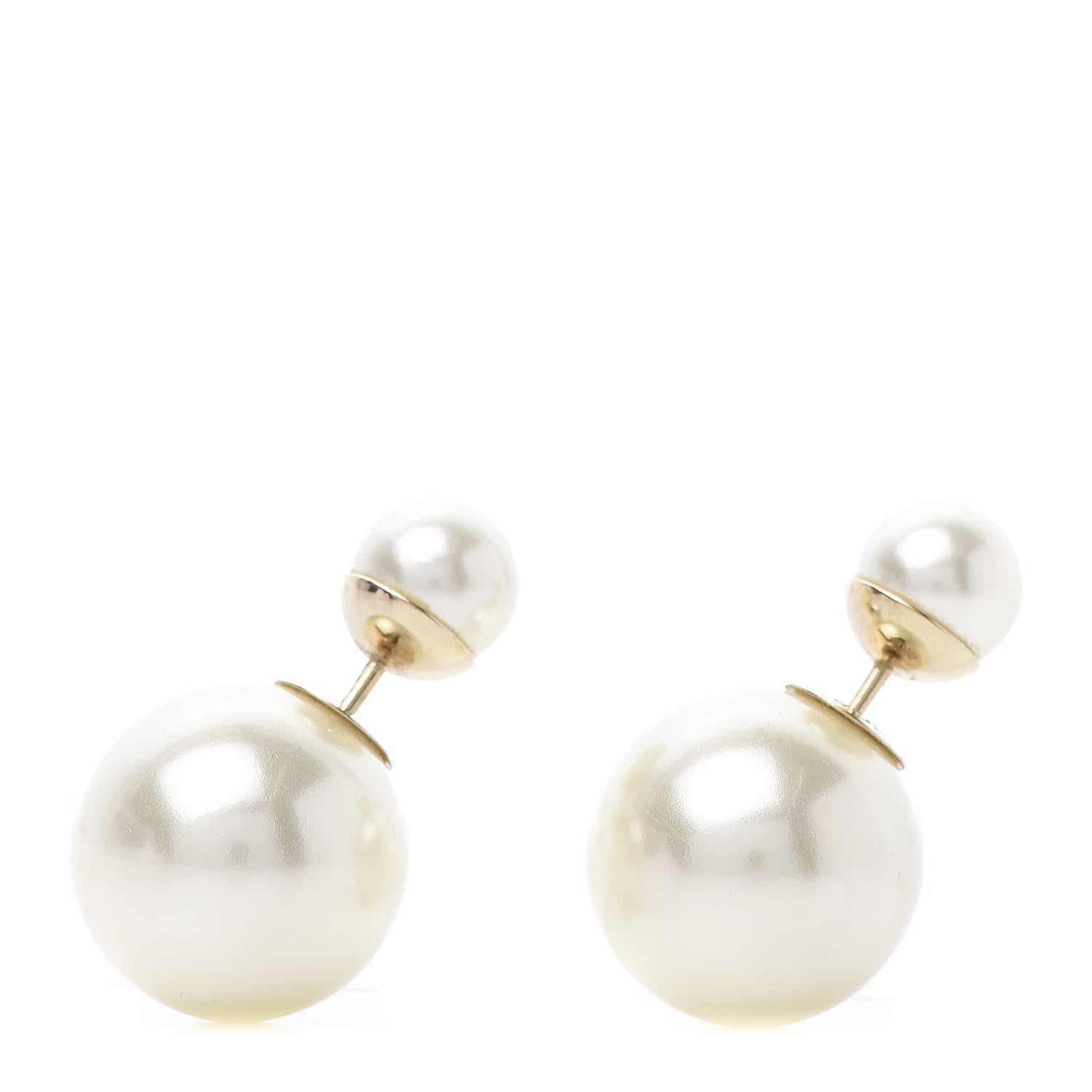 Christian Dior Pearl Mise En Dior Tribal Earrings 1 of 5