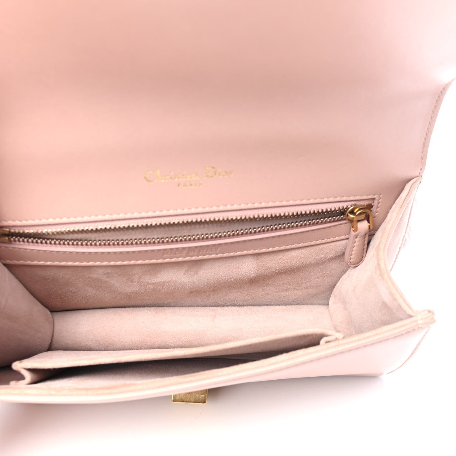 Christian Dior Lambskin Studded Medium Diorama Flap Bag Nude 4 of 4