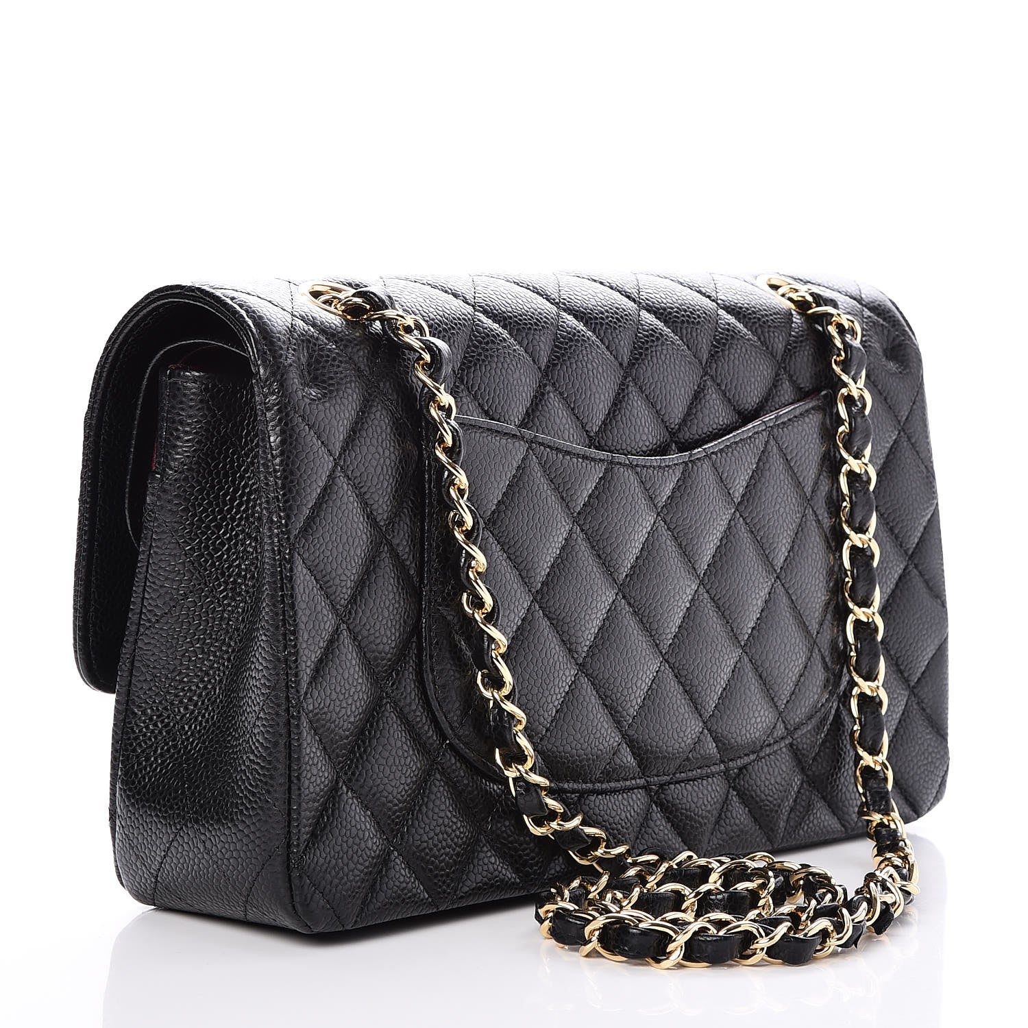 Chanel Caviar Quilted Medium Double Flap Black 4 of 9