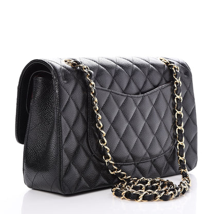Chanel Caviar Quilted Medium Double Flap Black 4 of 9