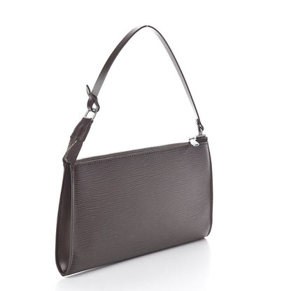 Louis Vuitton Epi Pochette Accessories 24 Moka 3 of 9