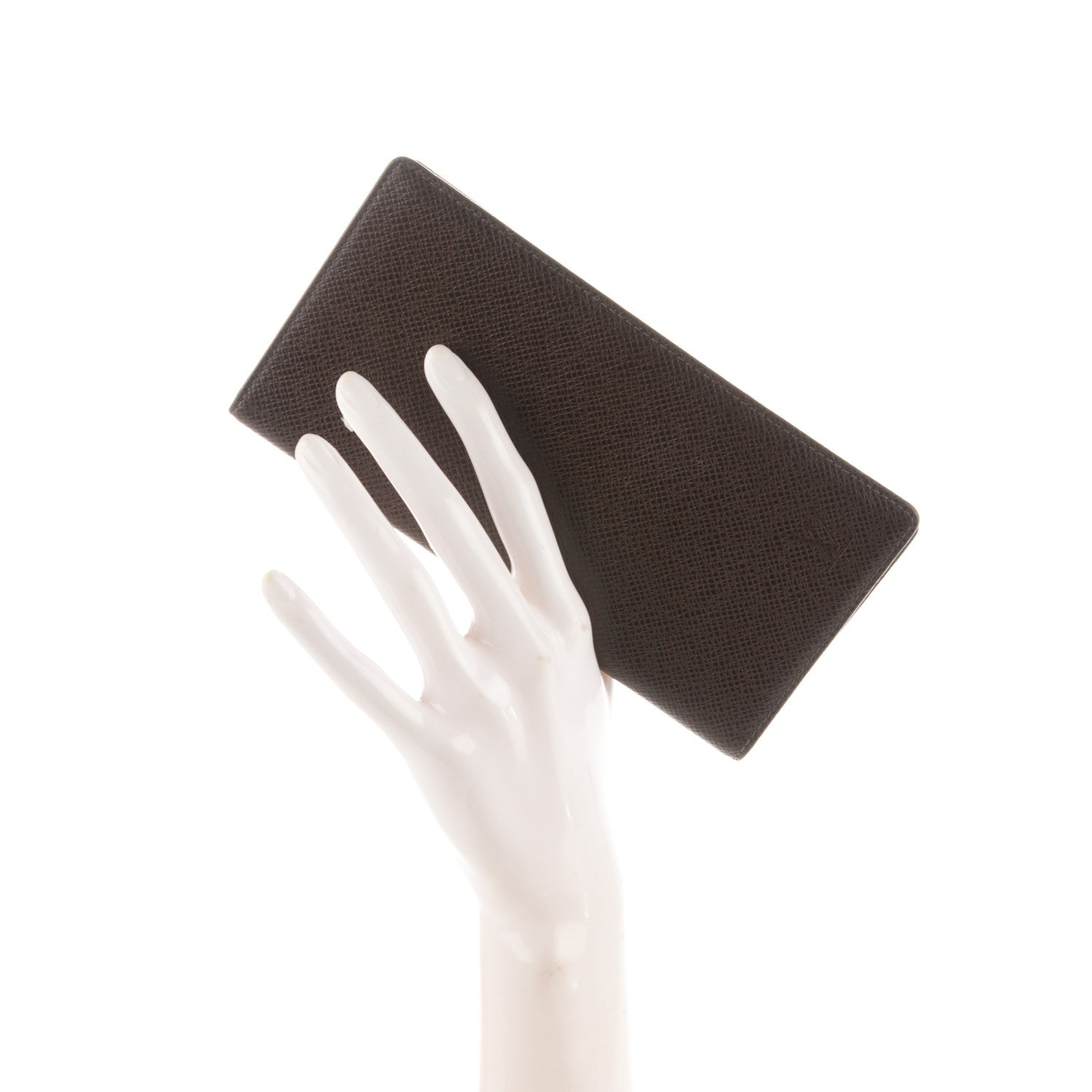 Louis Vuitton Taiga Porte Valeurs Organizer Wallet Grizzli 2 of 7