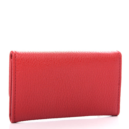 Prada Vitello Grain 6 Key Holder Rosso 3 of 8