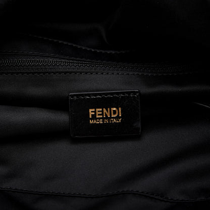 Fendi Vitello Savana Big Mama Baguette Black Tartaruga Natural 8 of 13