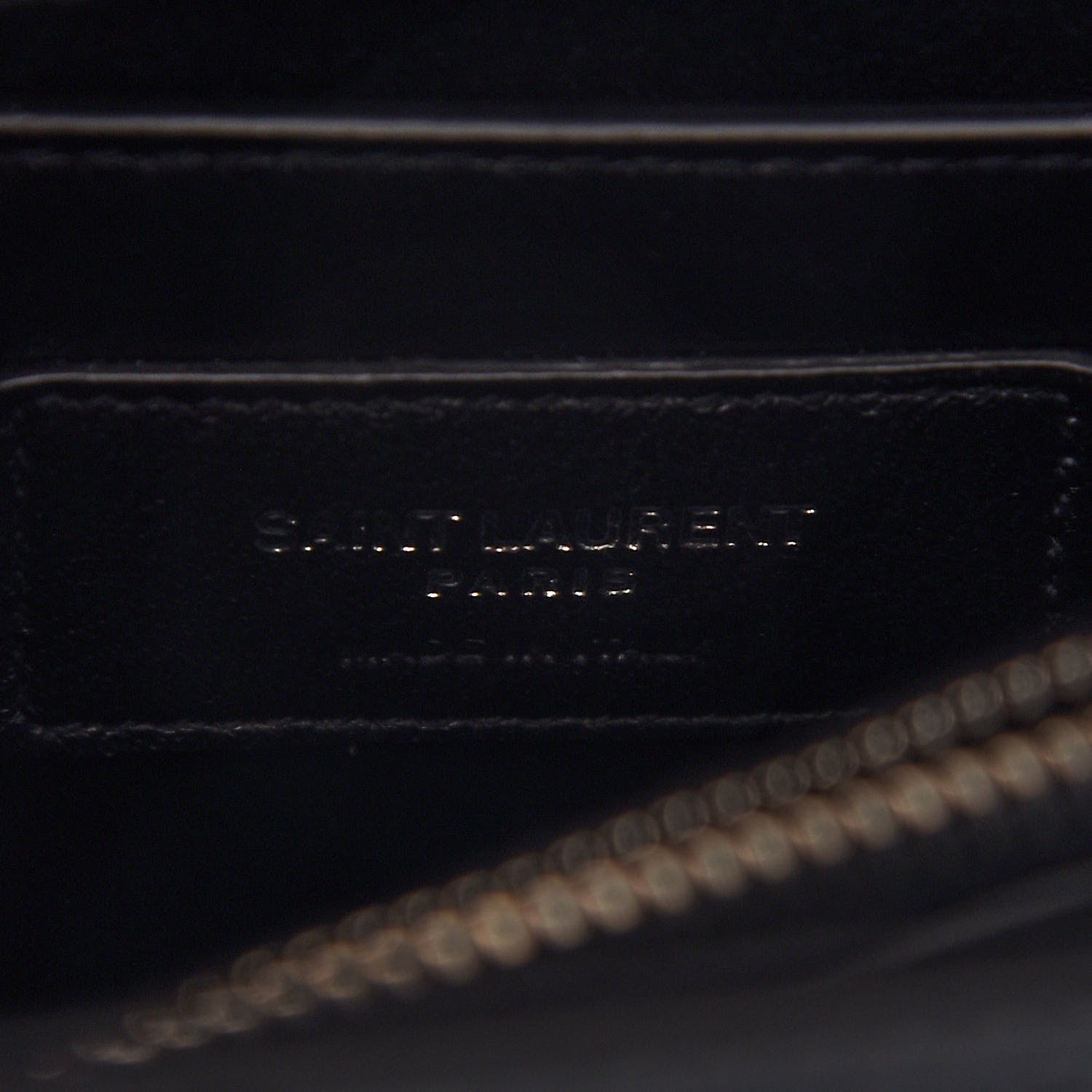 Saint Laurent Calfskin Y Quilted Monogram Small Loulou Chain Satchel Black 6 of 10
