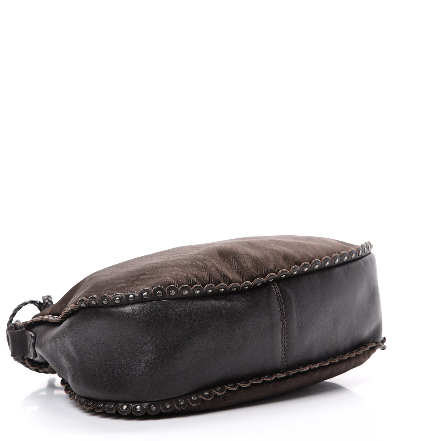 Monogram Hobo Shoulder Bag Brown