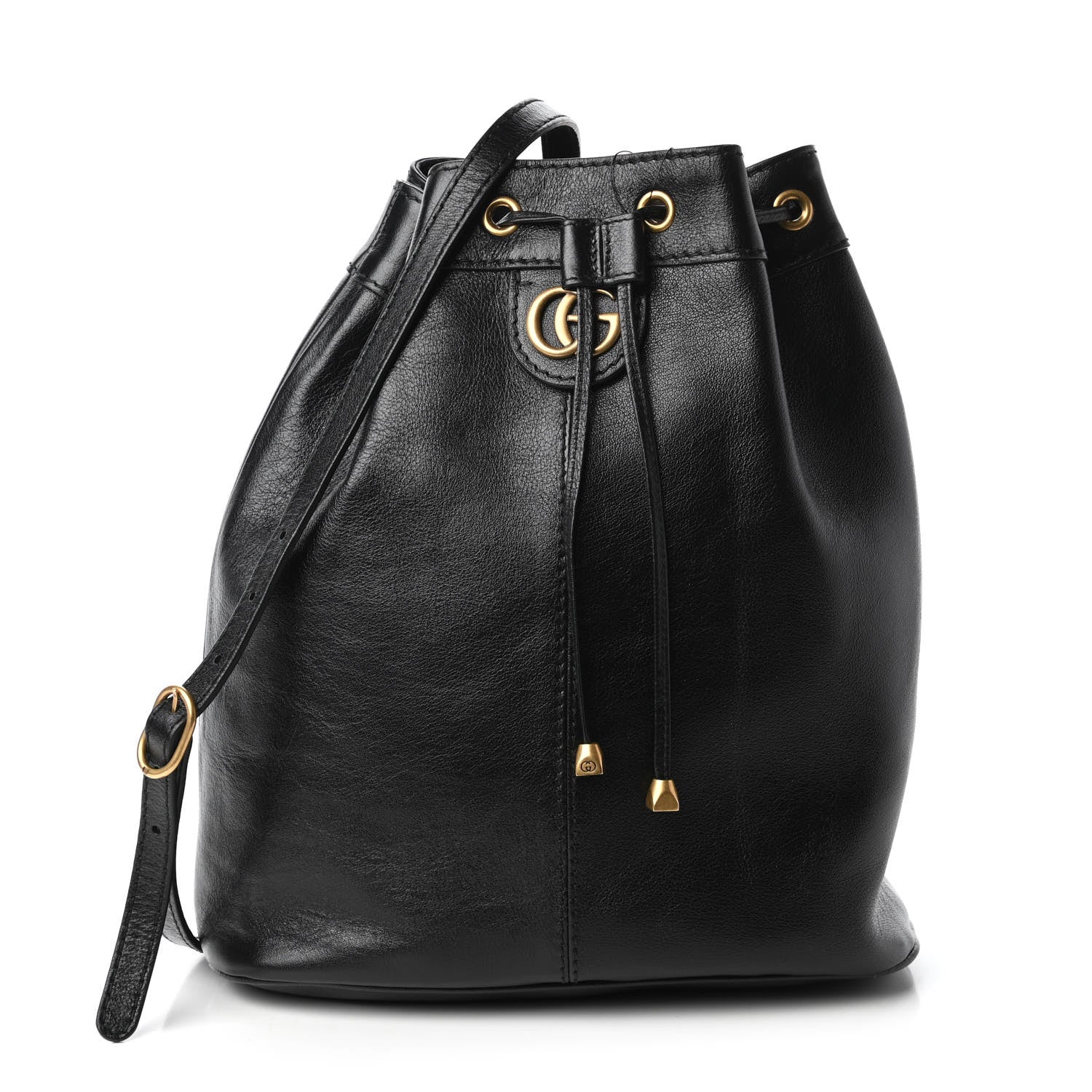 Gucci Piuma Lux Energy Medium Re(Belle) Convertible Bucket Bag Black 4 of 12