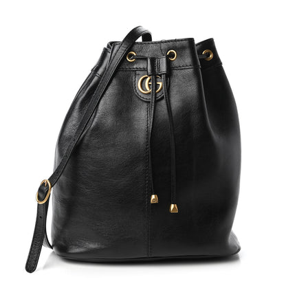Gucci Piuma Lux Energy Medium Re(Belle) Convertible Bucket Bag Black 4 of 12