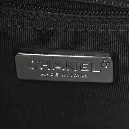 Chanel Sequin Calfskin Small Gabrielle Hobo Black Gold 6 of 9