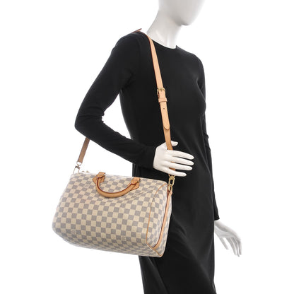 Louis Vuitton Damier Azur Speedy Bandouliere 30 2 of 8