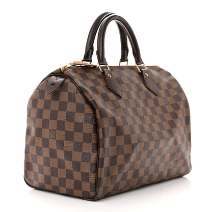 Louis Vuitton LOUIS VUITTON Damier Ebene Speedy 30 2 of 9