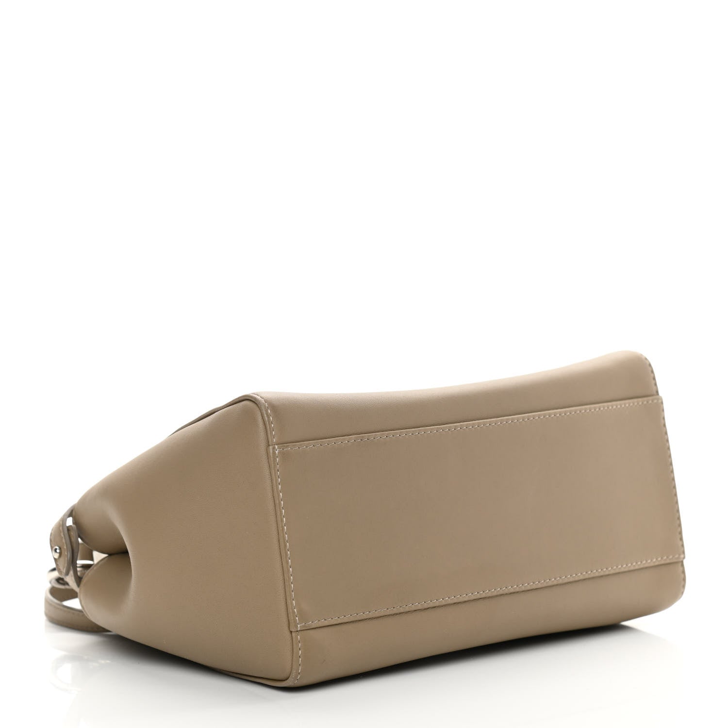 Fendi Nappa Mini Peekaboo Iconic Satchel Tortora 4 of 13