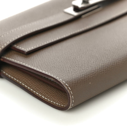 Hermes Epsom Kelly Longue Wallet Etoupe 8 of 11