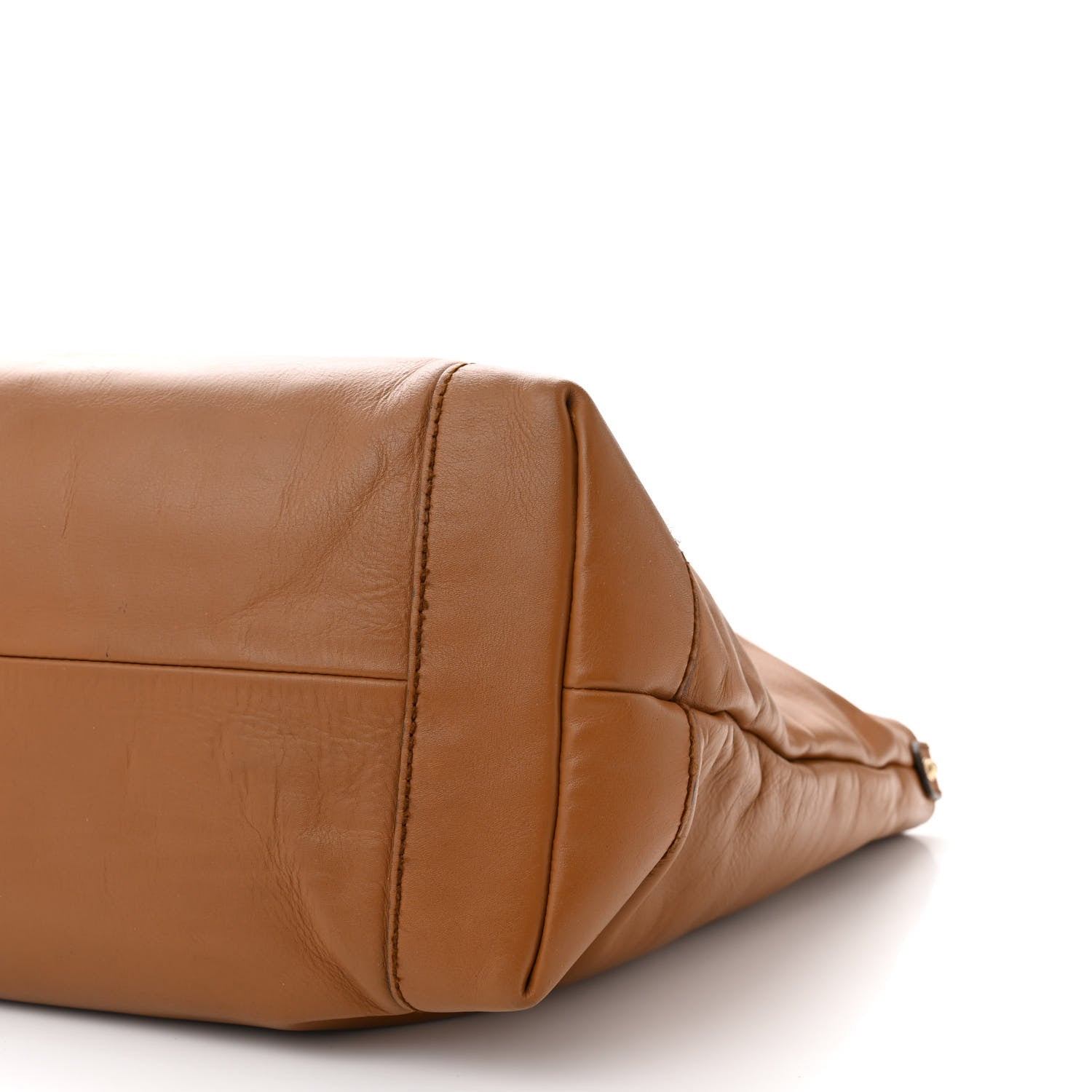 Gucci Calfskin Medium Craft Tote Brown 10 of 11