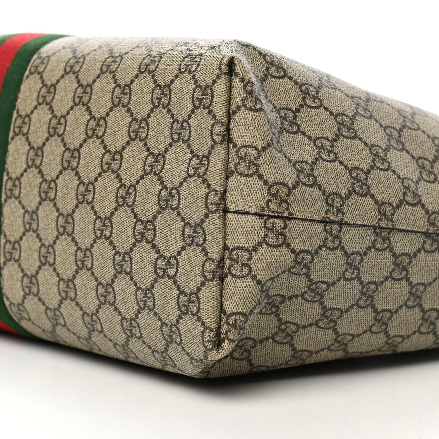 Gucci GG Supreme Monogram Medium Ophidia Shopping Tote Brown 10 of 10