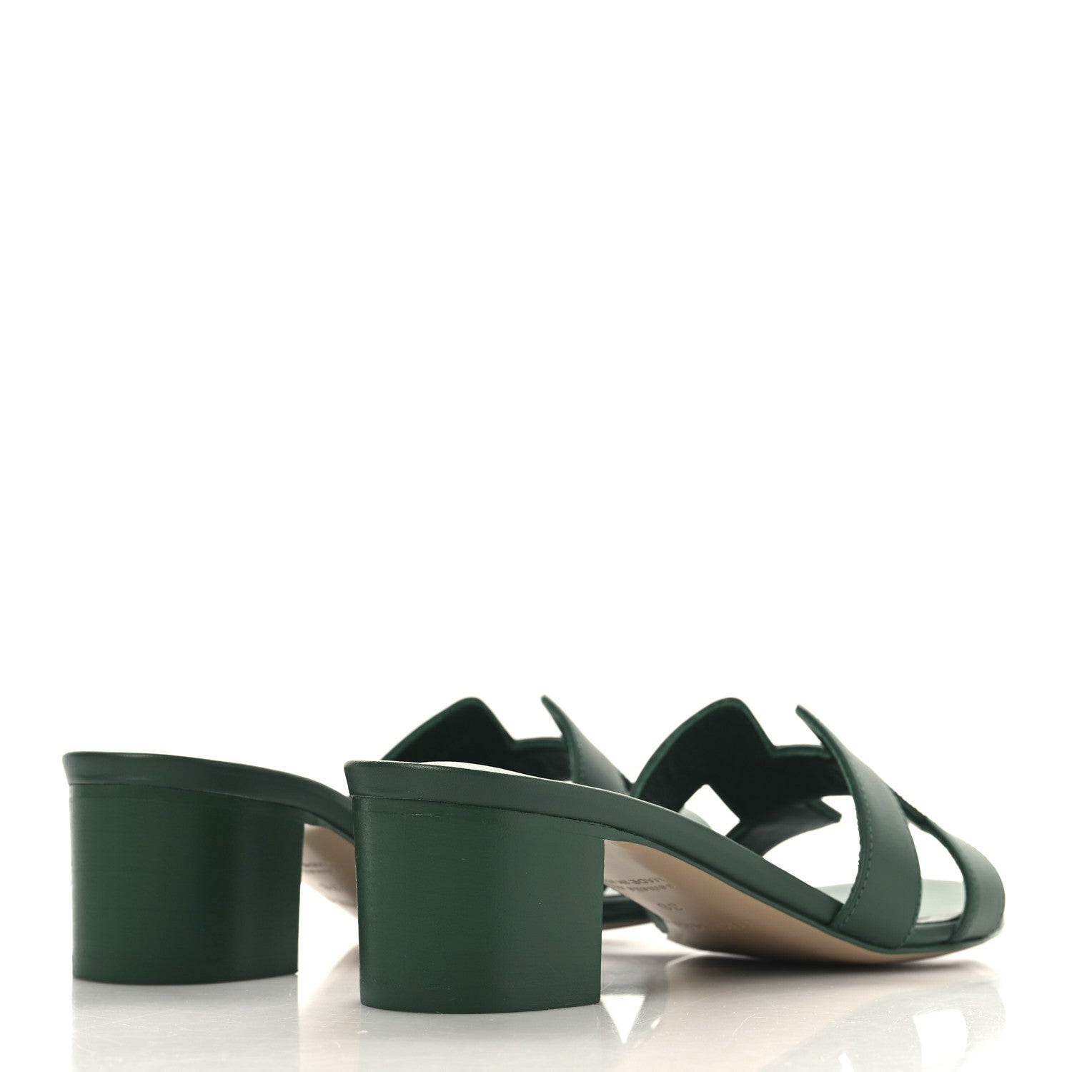Hermes Calfskin Oasis Sandals 36 Vert Electrique 5 of 9