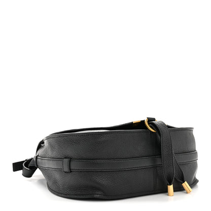 Chloe Calfskin Medium Marcie Round Crossbody Bag Black 10 of 34