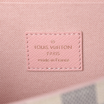 Louis Vuitton Damier Azur Calfskin Pochette Felicie Eau de Rose 9 of 12
