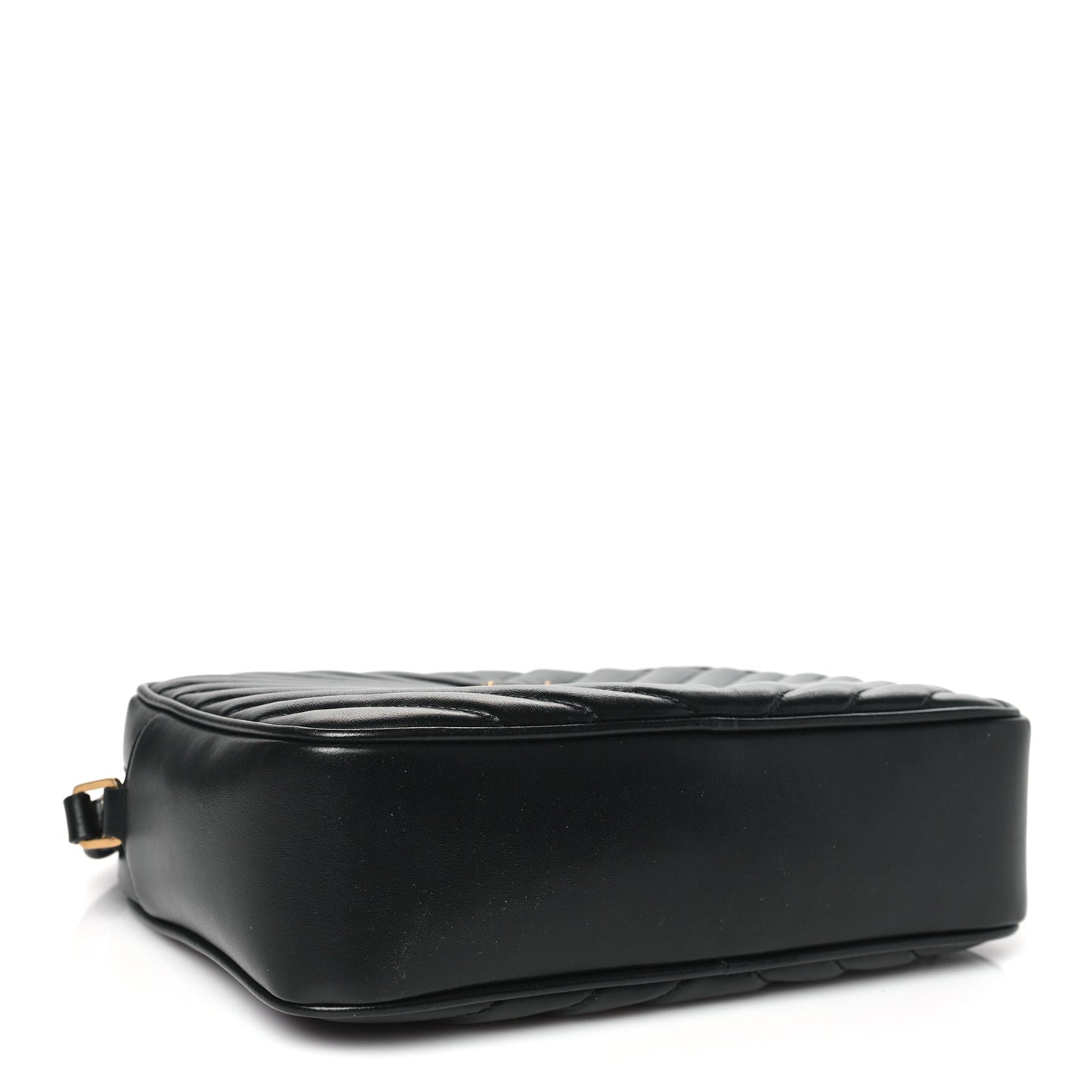 Calfskin Matelasse Monogram Lou Camera Bag Black