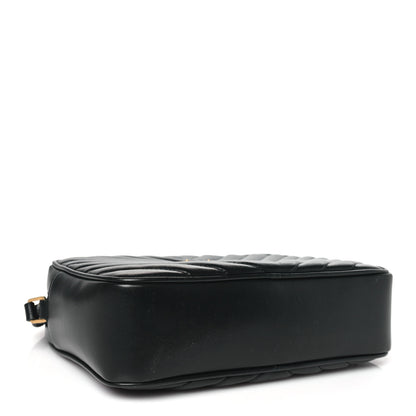 Saint Laurent Calfskin Matelasse Monogram Lou Camera Bag Black 4 of 10