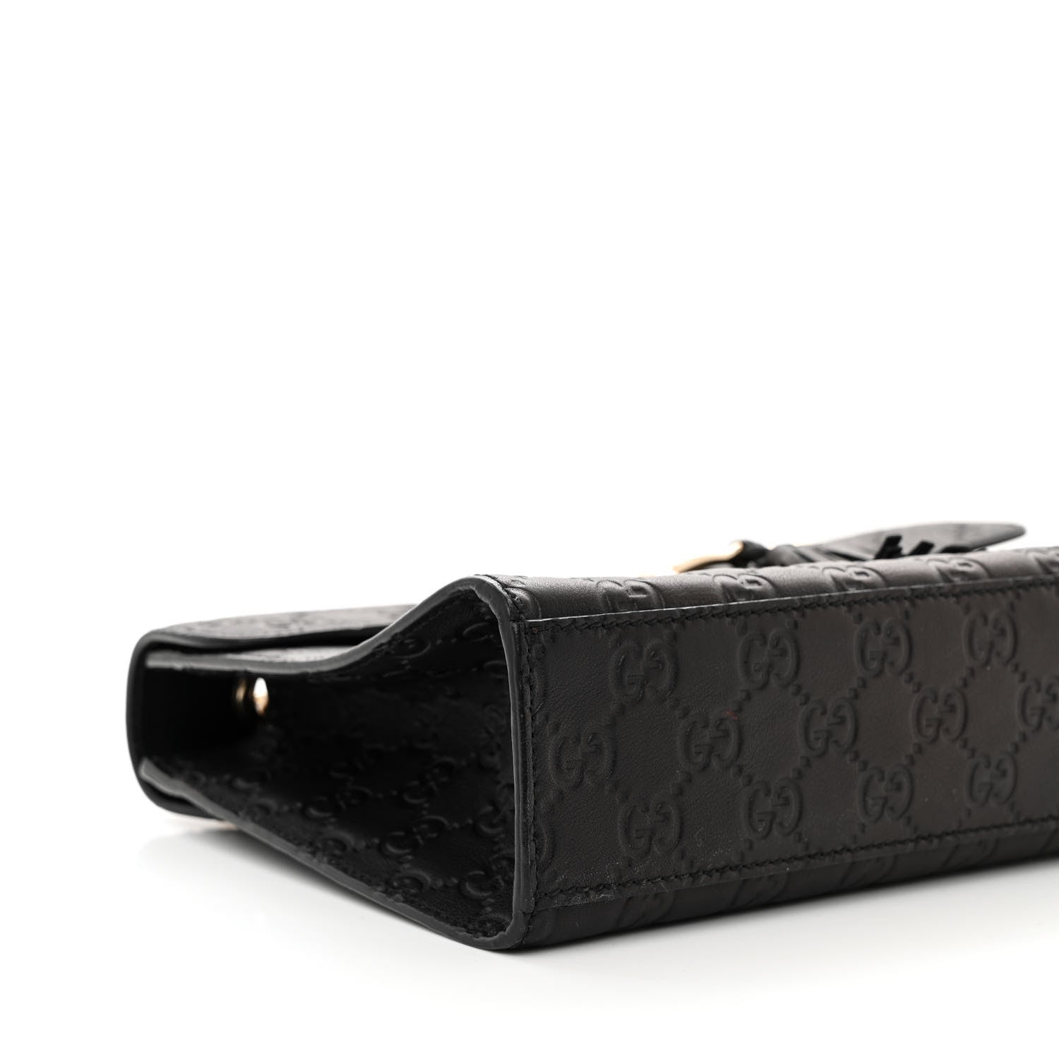 Gucci Microguccissima Medium Emily Chain Shoulder Bag Black 9 of 12