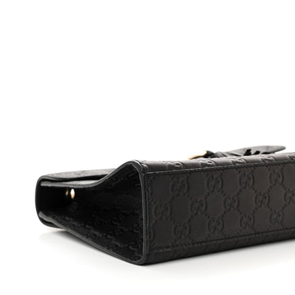 Gucci Microguccissima Medium Emily Chain Shoulder Bag Black 9 of 12