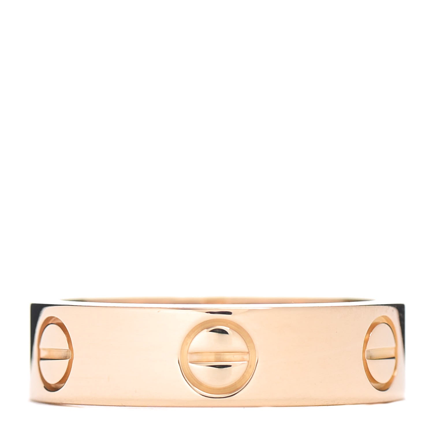 Cartier 18K Yellow Gold 5.5mm LOVE Ring 56 7.5 1 of 4