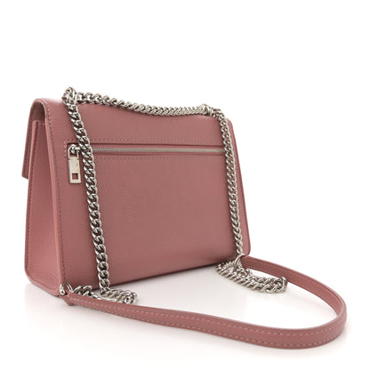 Louis Vuitton Soft Calfskin Mylockme Chain Bag BB Rose Boudoir Lie de Vin 3 of 13