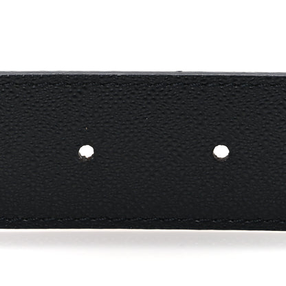 Louis Vuitton Calfskin Monogram 30mm LV Initiales Reversible Belt 80 32 Black 4 of 5