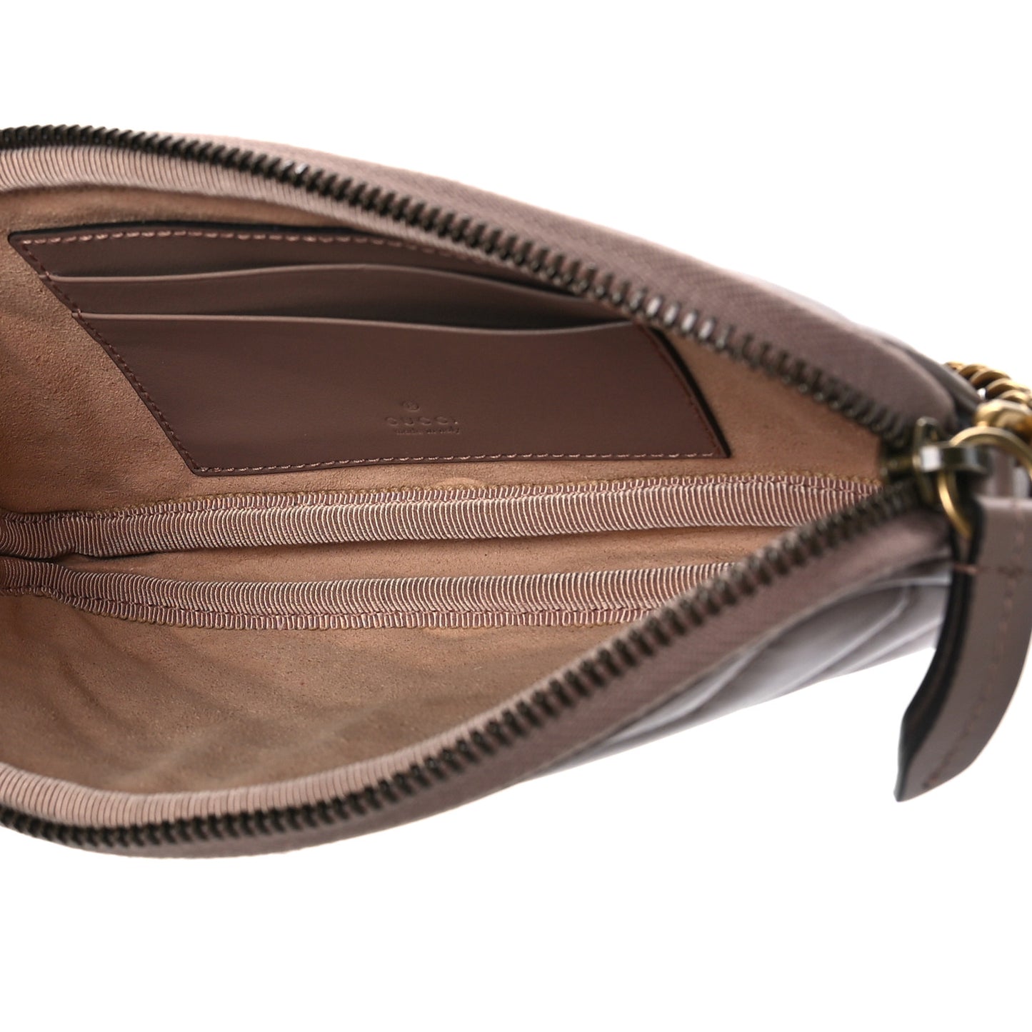 Calfskin Matelasse Mini GG Marmont Chain Crossbody Bag Porcelain Rose