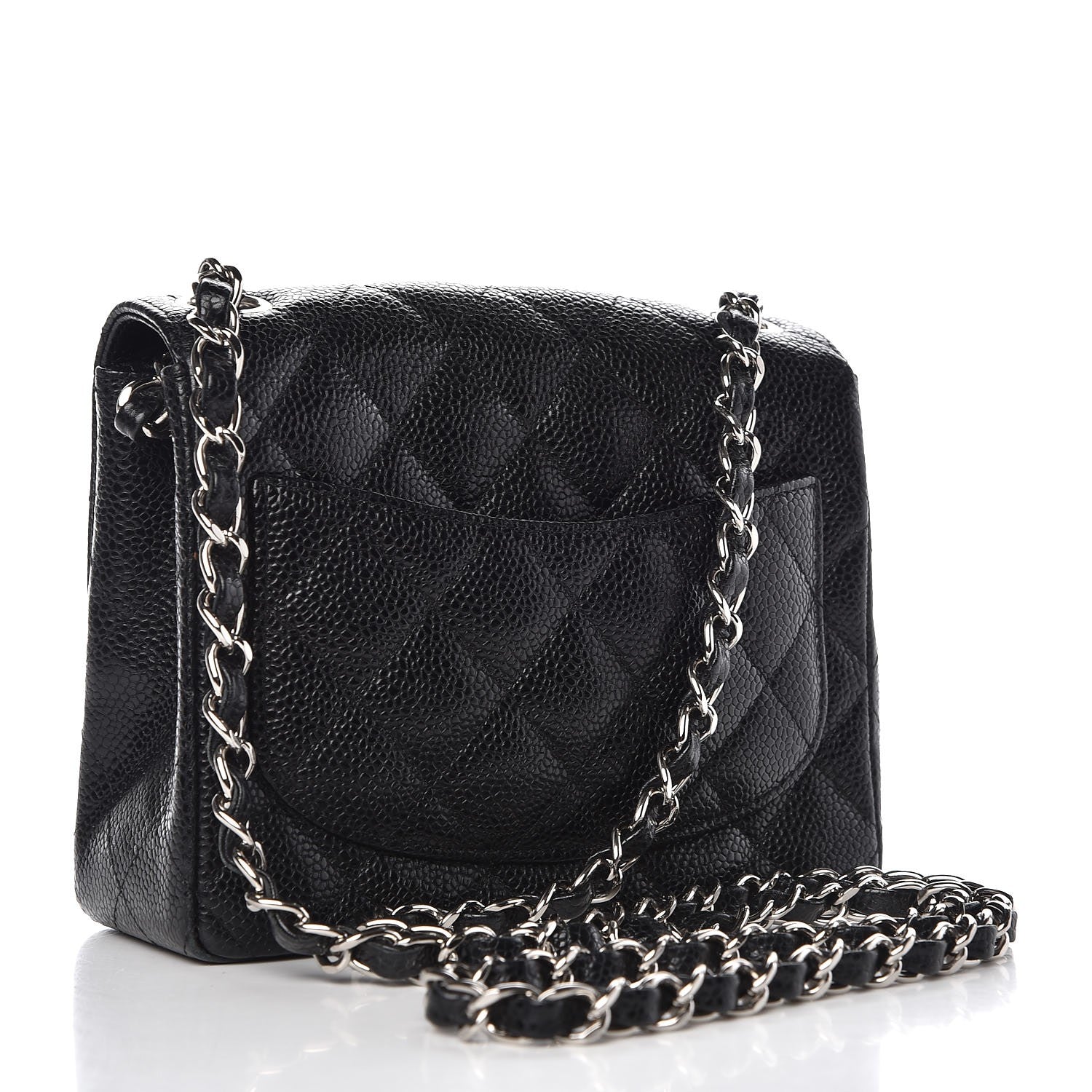 Chanel Caviar Quilted Mini Square Flap Black 3 of 12