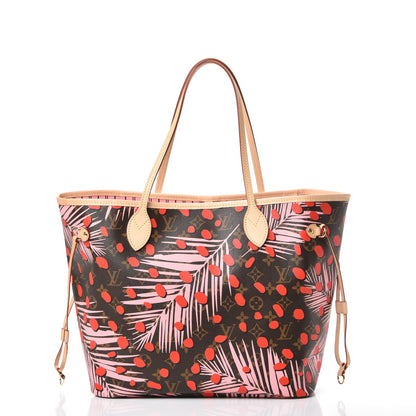 Louis Vuitton Monogram Jungle Dots Neo Neverfull MM Sugar Pink Poppy 4 of 16