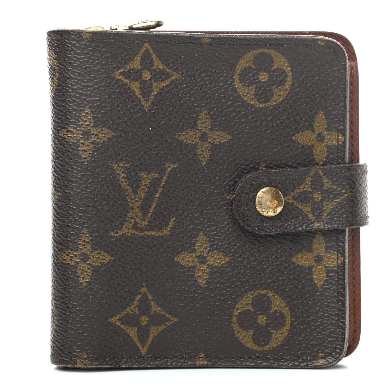 Louis Vuitton Monogram Compact Zippe Zipped Wallet 1 of 10