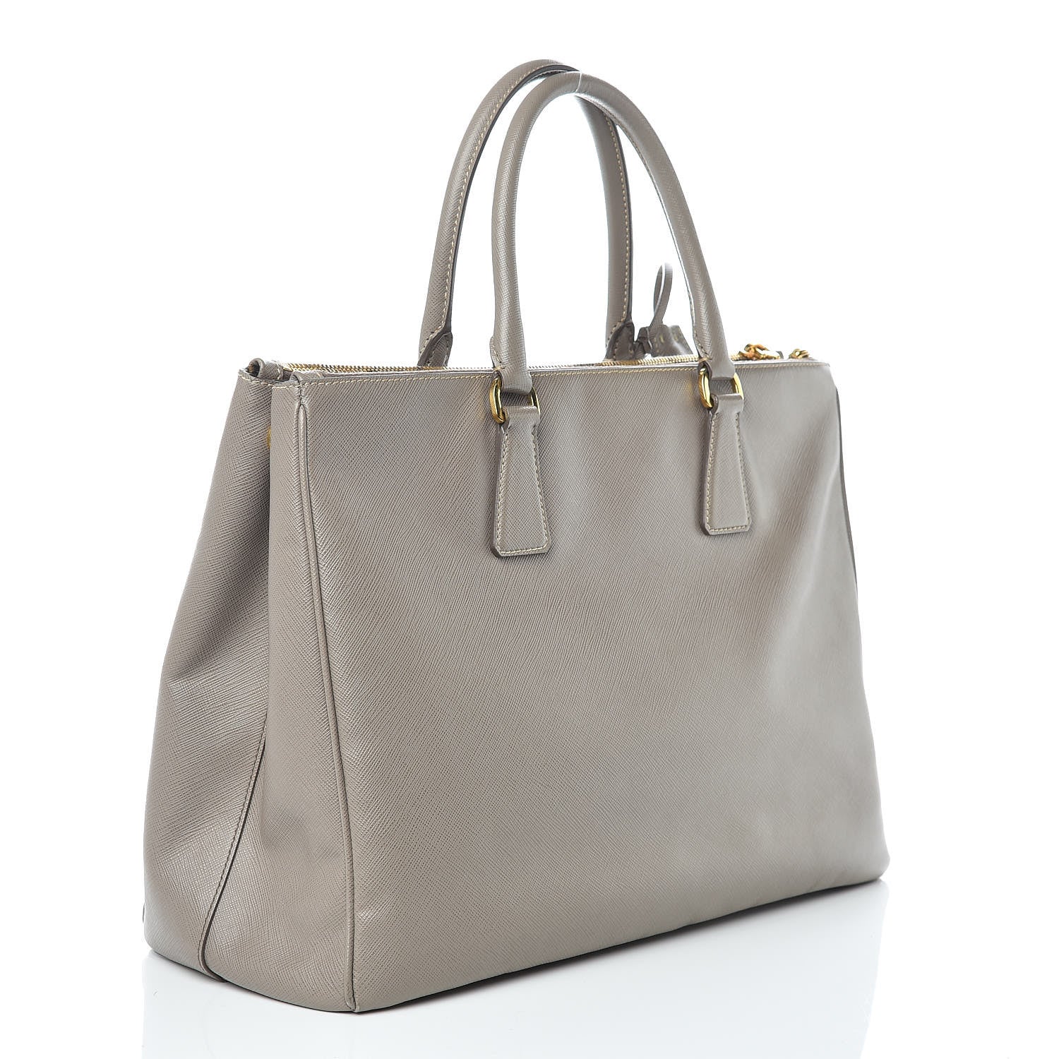 Prada Saffiano Large Galleria Double Zip Tote Argilla 3 of 13