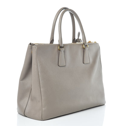 Prada Saffiano Large Galleria Double Zip Tote Argilla 3 of 13