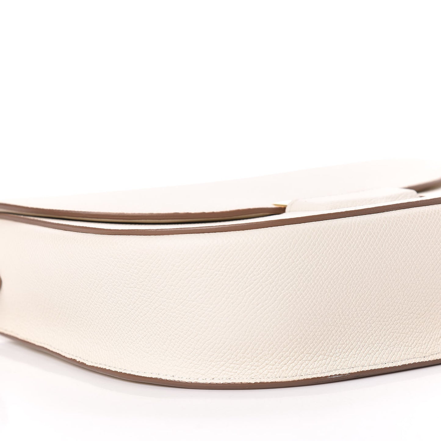 Grained Calfskin Compact Trotteur White