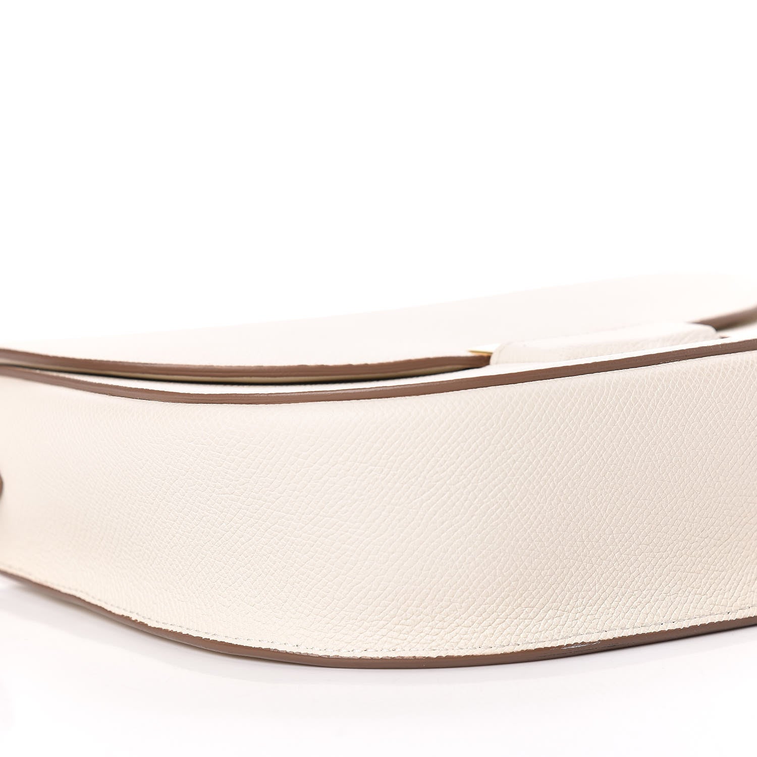 Celine Grained Calfskin Compact Trotteur White 6 of 13