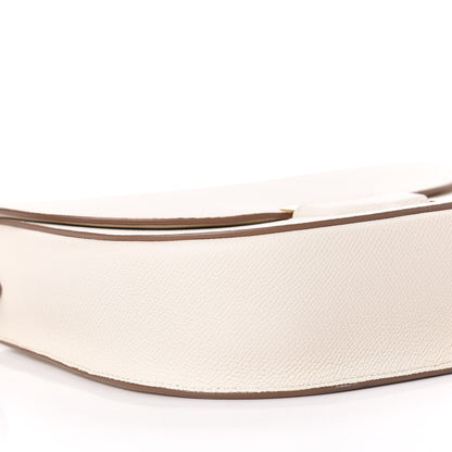 Celine Grained Calfskin Compact Trotteur White 6 of 13