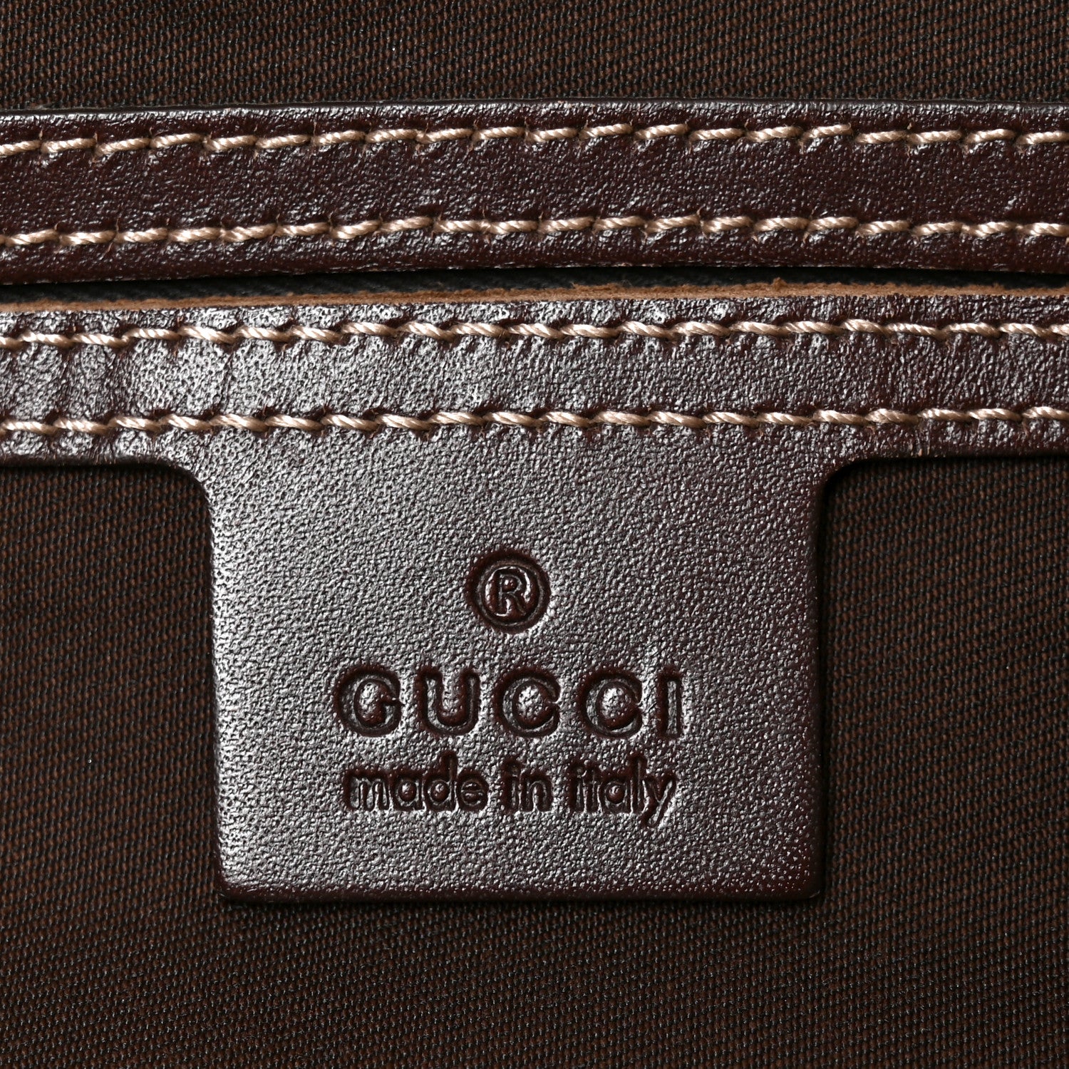Gucci GG Supreme Monogram Medium Flat Messenger Bag Dark Brown 5 of 10