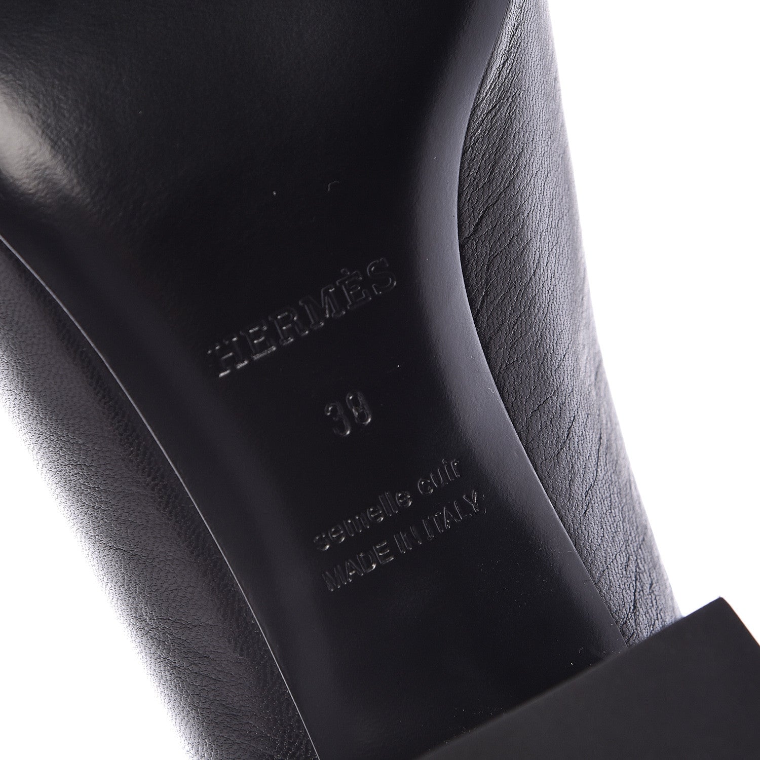 Hermes Goatskin Paradis Mules 39 Black 6 of 8